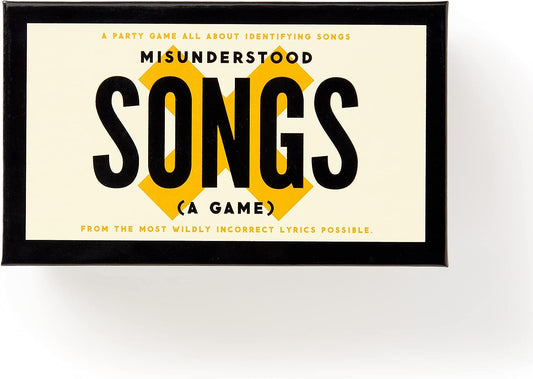 Brass Monkey Misunderstood Songs – Party Game with 300 Cards Featuring Uniquely Incorrect Lyrics of Songs