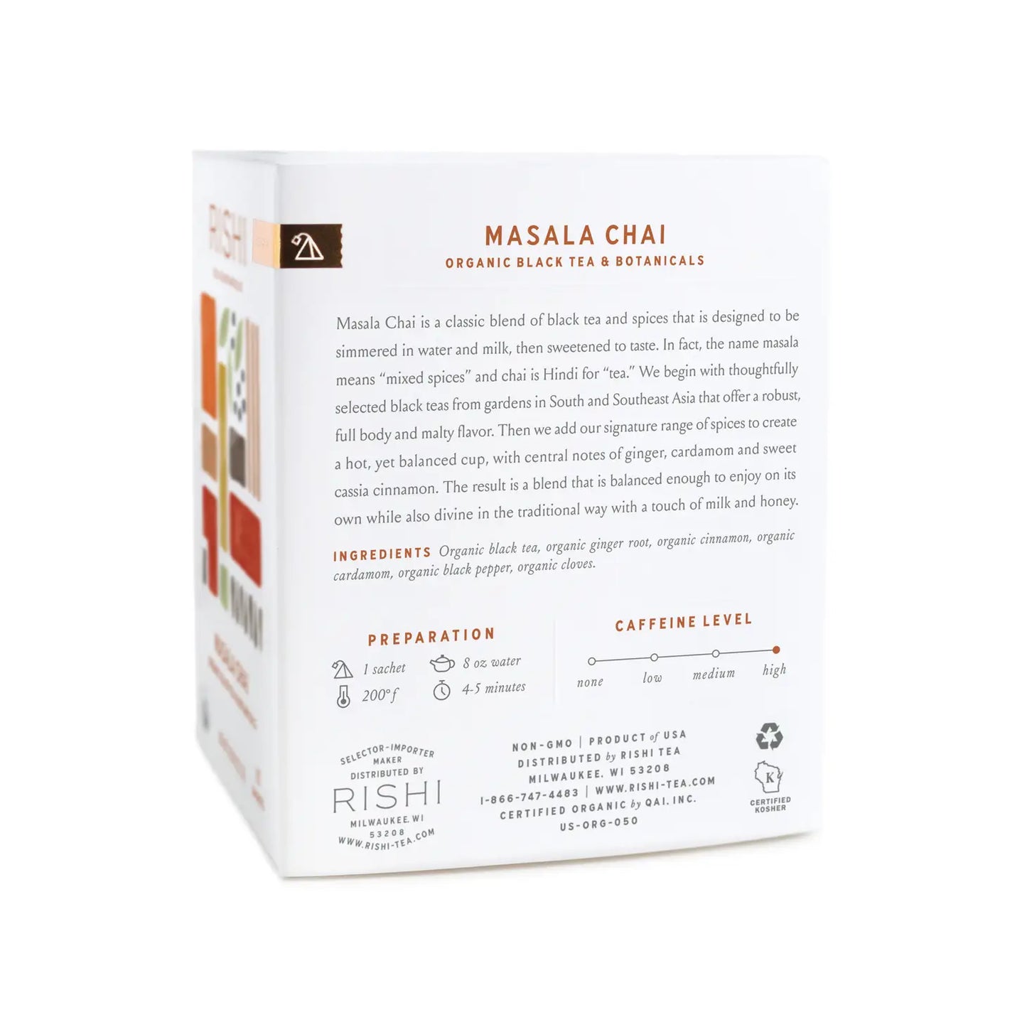 Masala Chai Organic Black Tea Sachets