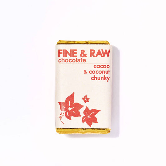 Fine & Raw | Cacao and Coconut Chunky Chocolate 1.5oz